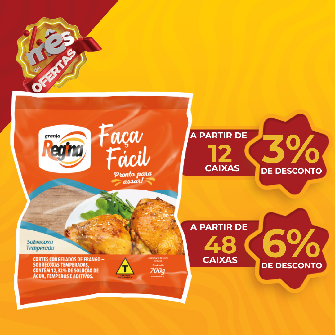 Sobrecoxa Cong 700g - Fa&ccedil;a F&aacute;cil